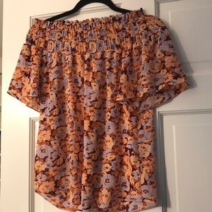 Madewell light weight floral shirt